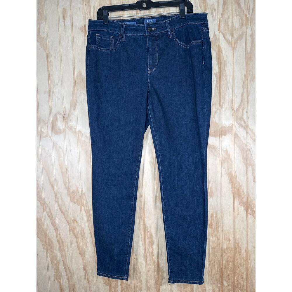 NYDJ Not Your Daughter’s Jeans Skinny Ankle Stretch Denim Blue Size 12
